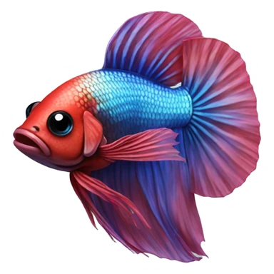 Betta fish sticker