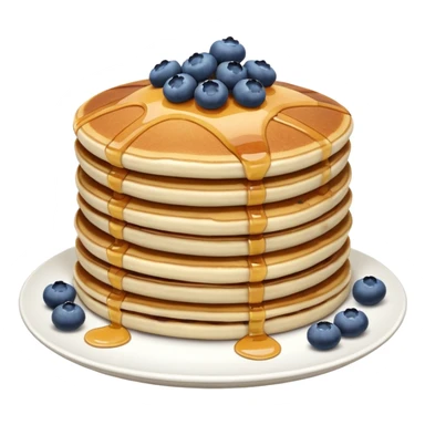 Blueberry pancakes  sticker