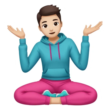 tiktok dance sit down sticker