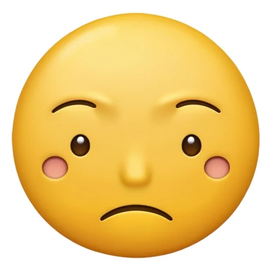 A sad yellow emoji facing the other way but they have a big butt sticker