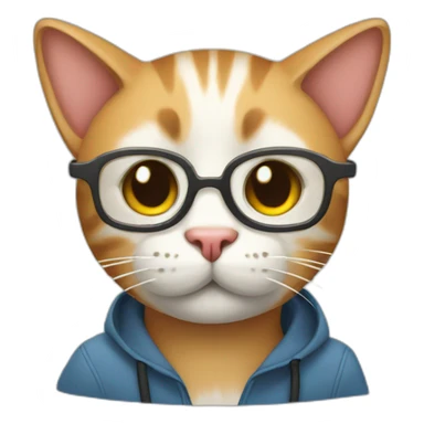 cat web designer sticker