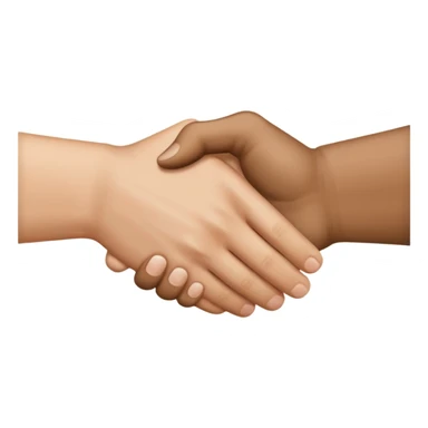 two hands doing a cool “dap up” handshake sticker