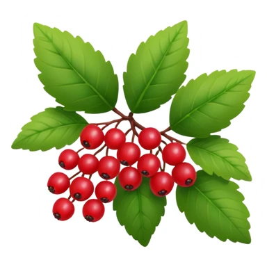 berry bush sticker