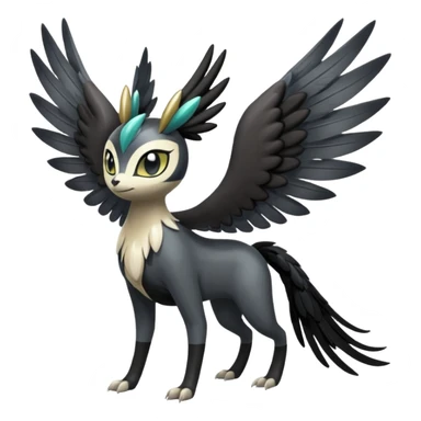 Meloetta-Nargacuga-Pokémon-Fakémon-creature sticker