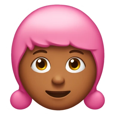 Pink gingerbread girl sticker