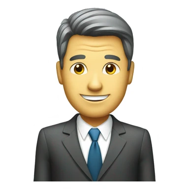 Businessman with money sticker