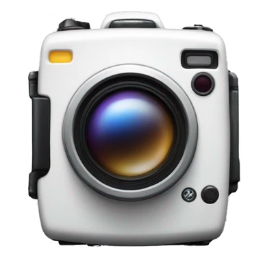 digital camera with a flash sticker