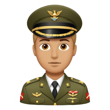 someone in military uniform  sticker