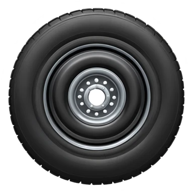 flat semi tire sticker