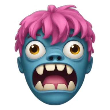 The French monster sticker