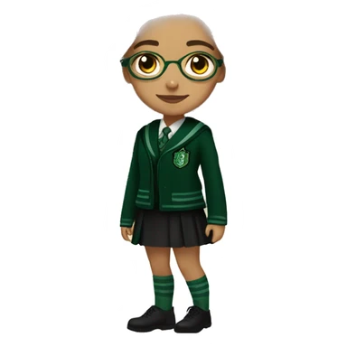 Slytherin girl as me in Hogwarts sticker
