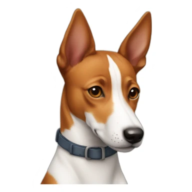 Cute little Basenji sticker