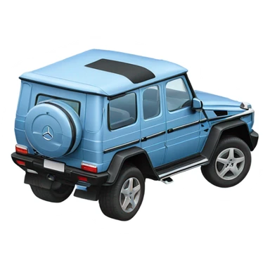 Light blue Mercedes G wagon sticker