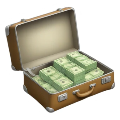 a-flying-suitcase-with-money sticker
