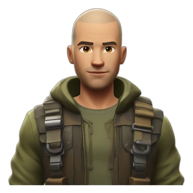 Renegade Reider fortnite skinhead sticker