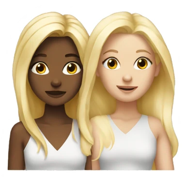 two blond besties sticker