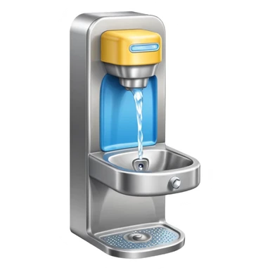 drinking fountain sticker