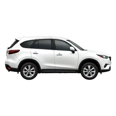 White Mazda suv  sticker