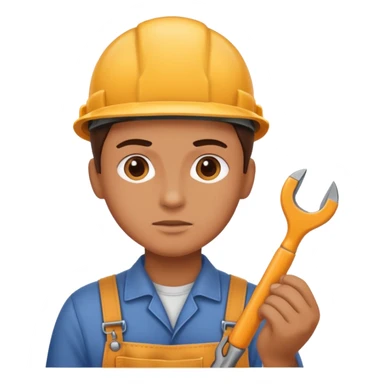 person Repairing a tool sticker