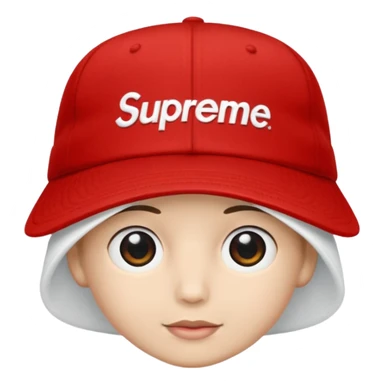 Supreme hat sticker