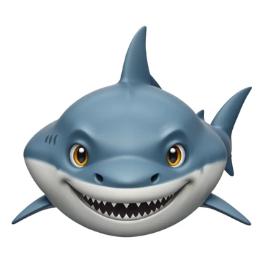 BULL SHARK FACE sticker