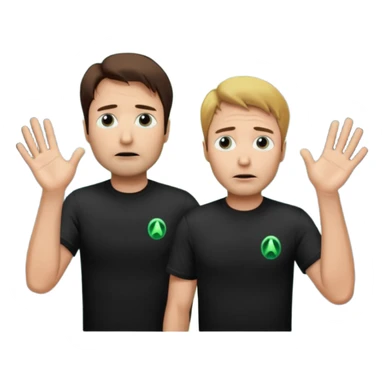 Mulder from the x-files looking very very worried (not trusting anyone today) while wearing a dark t-shirt an alien beam trying to lift him up sticker