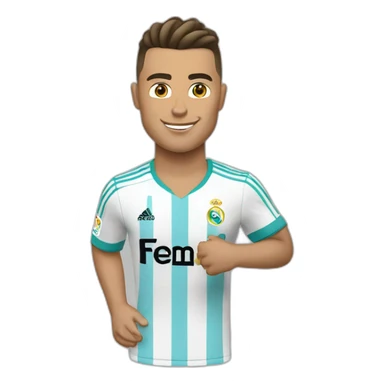 Ronaldo avec le mallio de l’om sticker