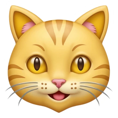 combine 😘, 😺, yellow face sticker