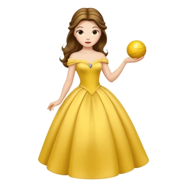 Belle from Beauty and the Beast sticker