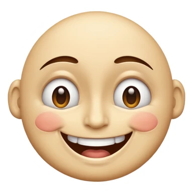 I want an overly excited face that says “I am so excited, I cannot contain. With eyes tightly squeezed closed together and a big grin emoji. With shut  eyes  sticker