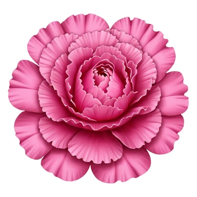 Pink carnation emojis sticker
