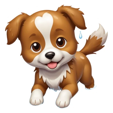 Dog in a Pool sticker