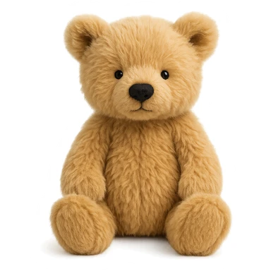 jellycat stuffed plush blonde grizzly bear cub sticker