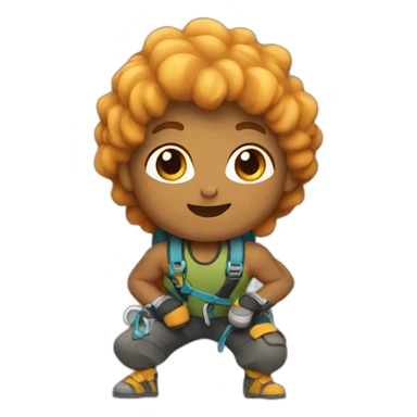 rock climbing Vi fro sticker