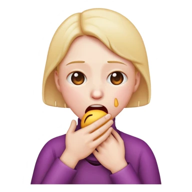 choking self emoji sticker