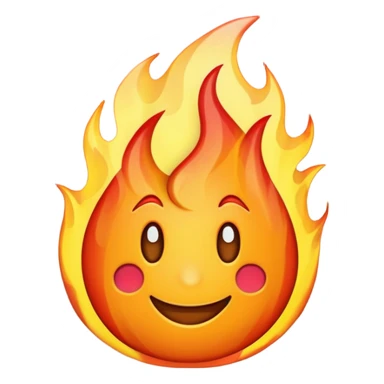number ten emoji with flames around it sticker