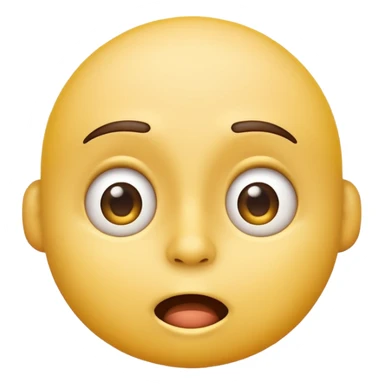 Typical yellow emoji whistling and looking up suspiciously sticker