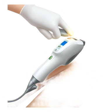 laser hair removal treatment sticker