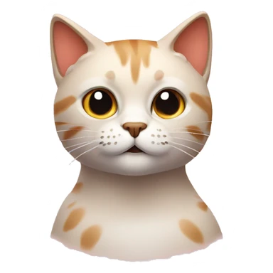 Hot breathless cat sticker