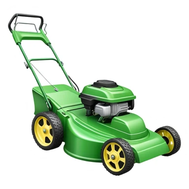 Lawn mower sticker