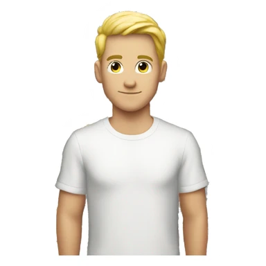 black wallpaper with emoji thats white boy with a I don't know pose in the middle sticker