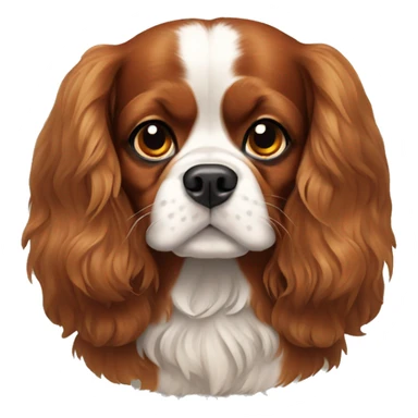 king charles spaniel dog happy sticker