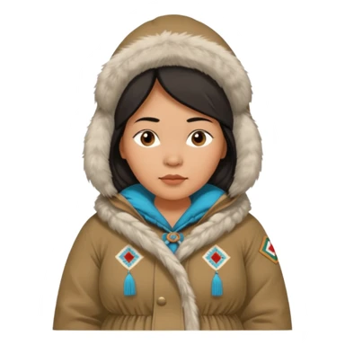 pregnant inuit sticker