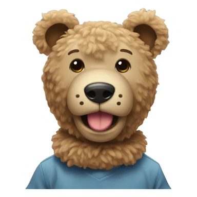 Tedy with lazo sticker