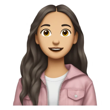 Olivia Rodrigo en su concierto Guts world  sticker