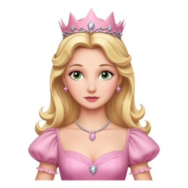 Glinda from Wicked movie, pink sticker
