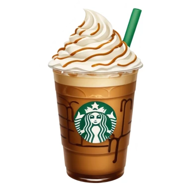 Aesthetically pleasing Starbucks Dubai iced coffee  sticker