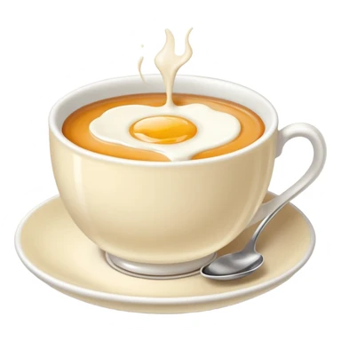 English Breakfast: Teacup with milk















 sticker