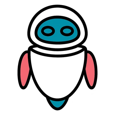 Robot EVE from WALLE sticker