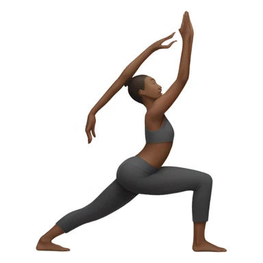 Yoga asana pose back bend full wheel sticker